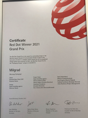 "Red Dot Award: Brands & Communication Design" -